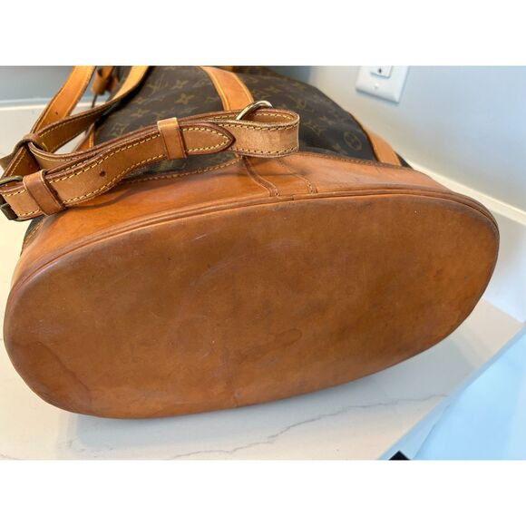 Louis Vuitton Authentic Randonnee PM Monogram Hobo Backpack Bag